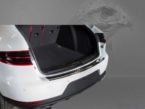 Weyer stainless steel rear bumper protection fits for PORSCHE Macan